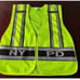 Nypd Traffic Vest Reflective Collectable pd.. Bonus Pba card!