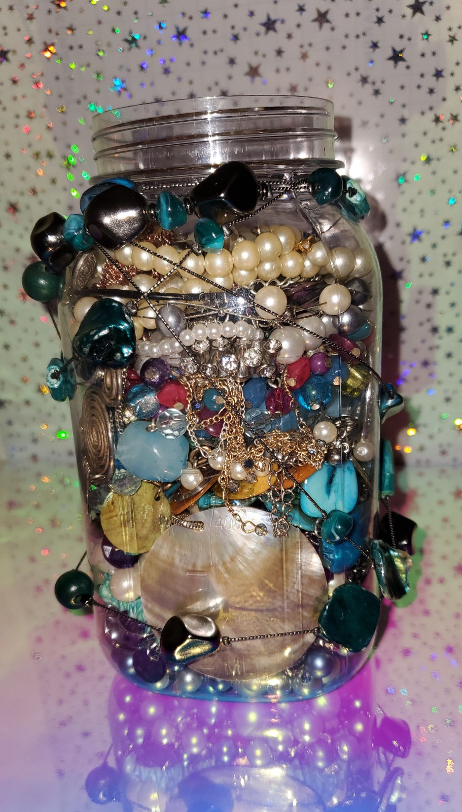 Mermaid themed Jewelry jar