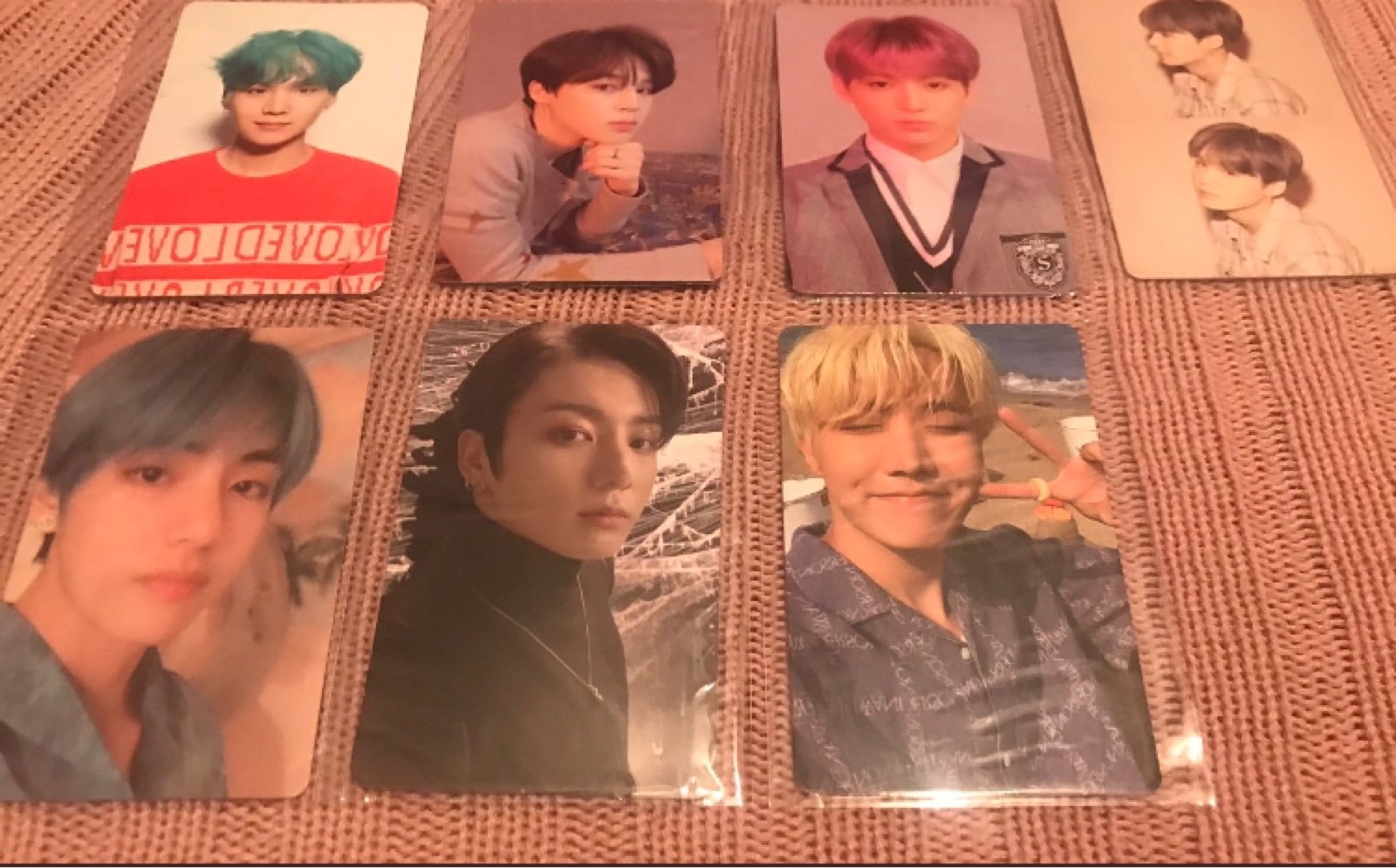 BTS photocards