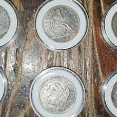 1870 seated liberty half dollar
