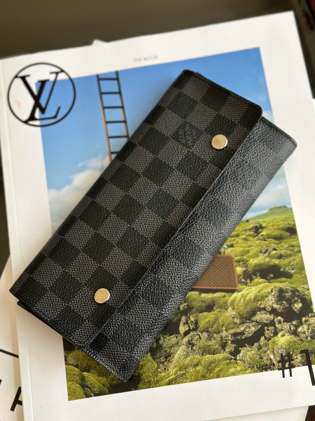 Louis vuitton graphite portefeuille wallet