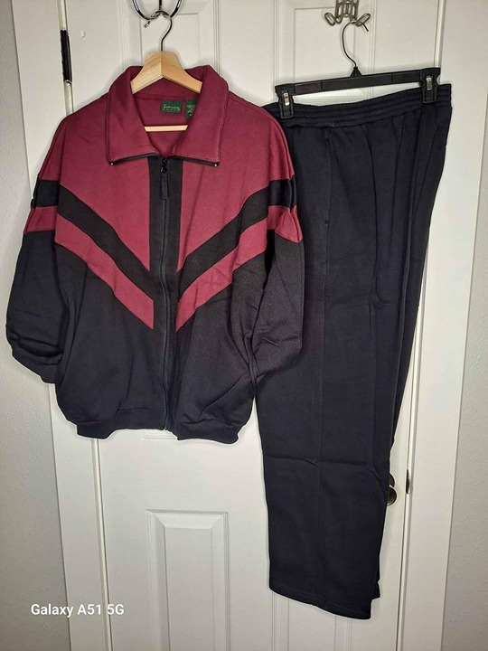 Scandia Woods Mens Sweater Drawstring Pants Set Size Large NWOT