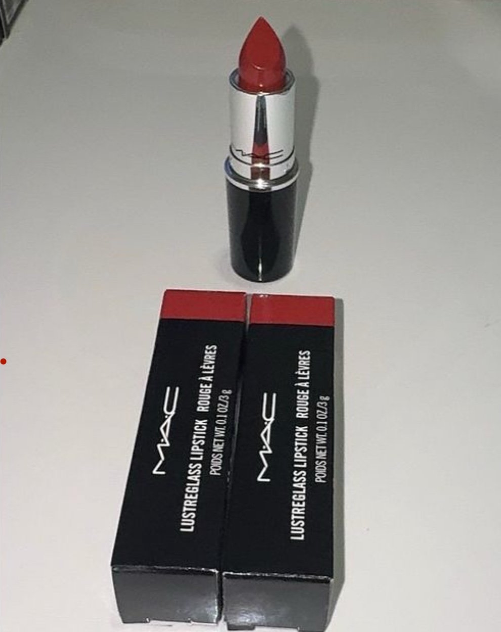 Mac Lustreglass Lipstick Lady Bug