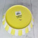 Gorham Merry Go Round PAT-A-CAKE Cherry Pie Yellow Striped 9 Covered Pie Plate