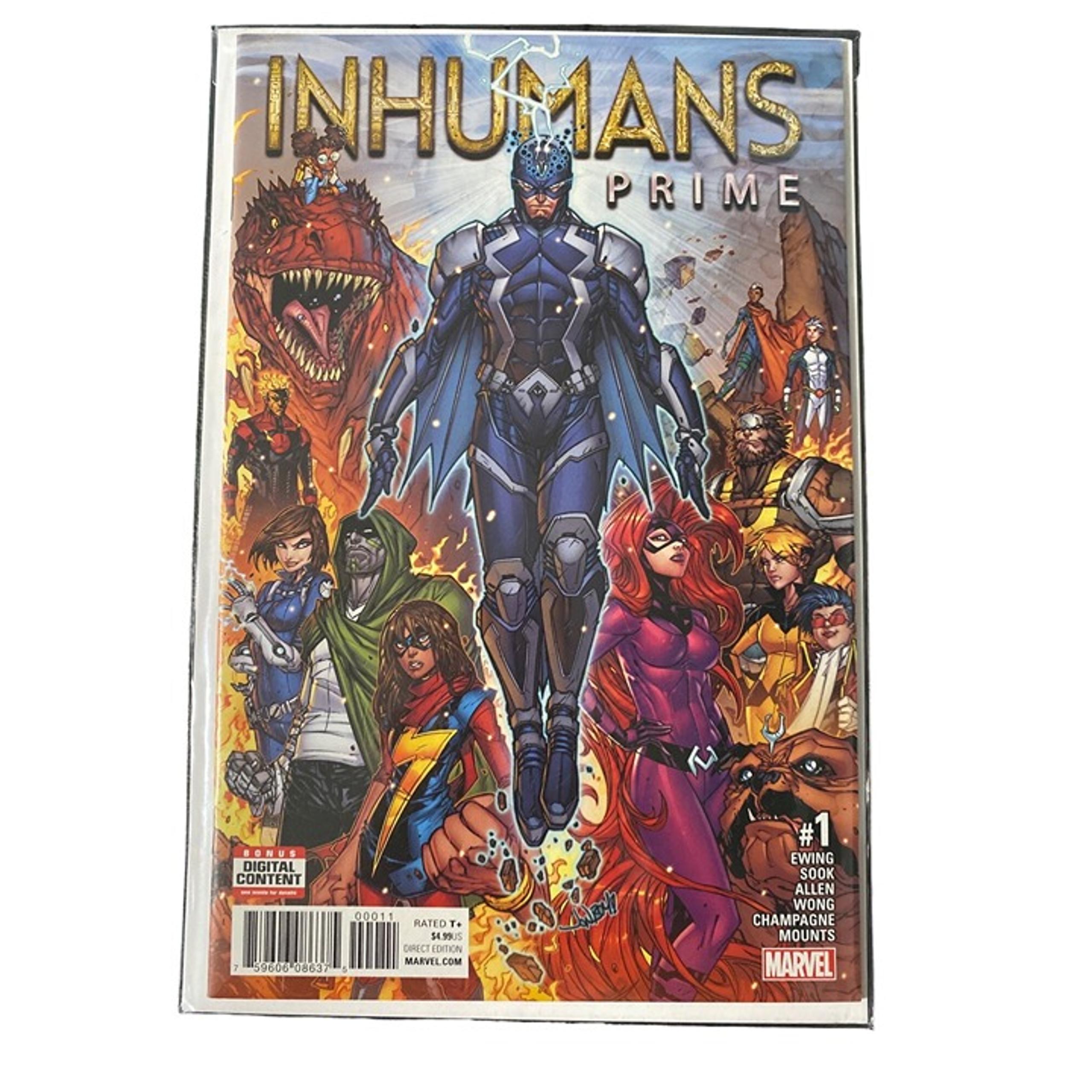 Comic Marvel Inhumans Prime #1 Bonus Digital Content Comic Book Vintage