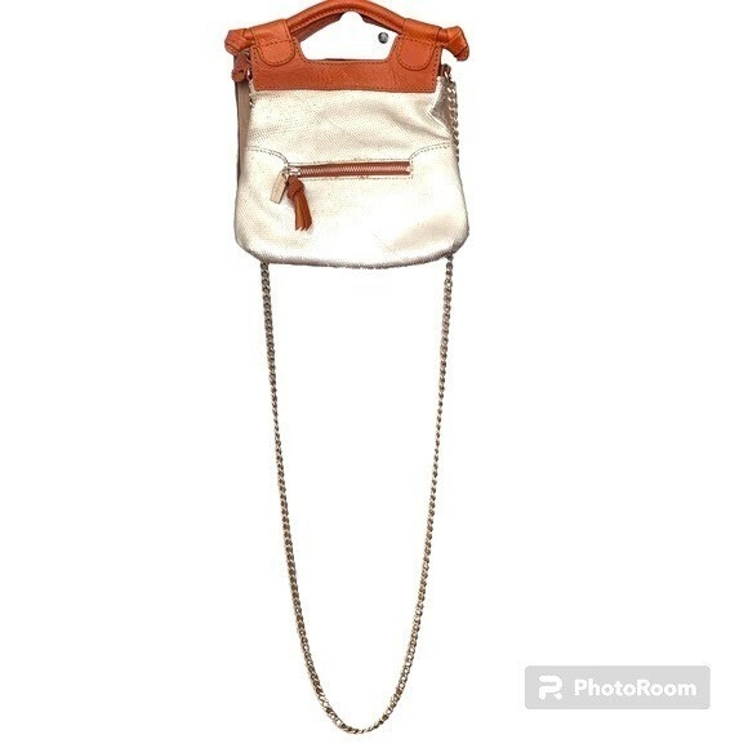 Foley + Corinna Small City Leather Crossbody Bag in Silver & Tan