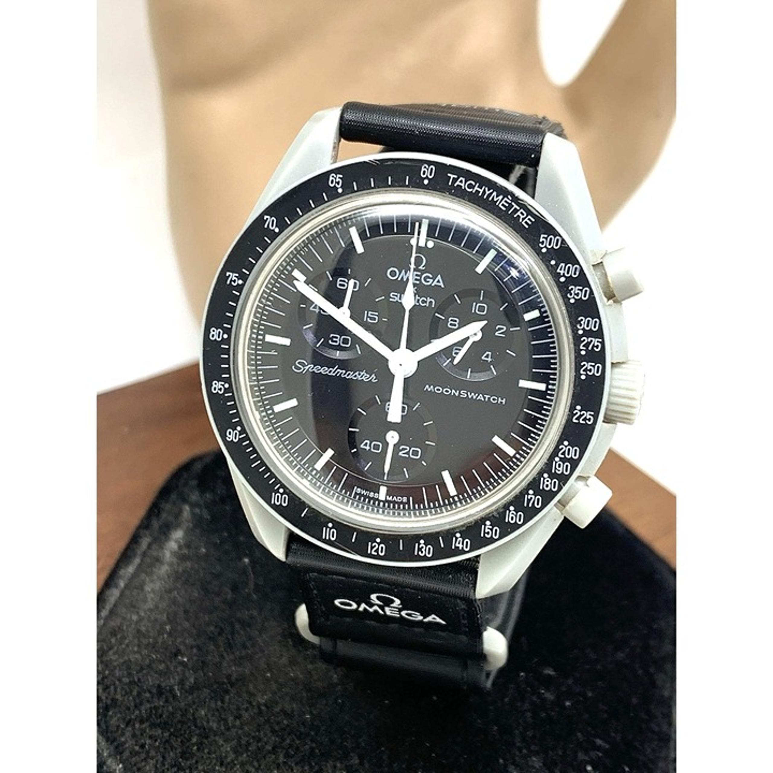 Swatch x Omega Men's Watch Mission To The Moon Swiss Quartz Chronograph 40mm