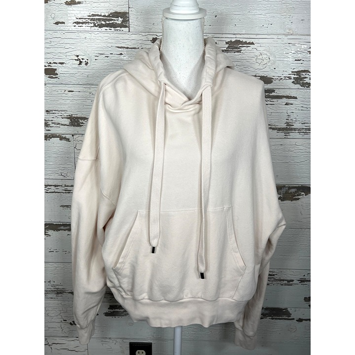 ALLSAINTS Talow Hooded Sweatshirt Pink Sz S EUC WM113Q