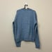 70s blue light weight cable knit sweater