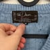 70s blue light weight cable knit sweater