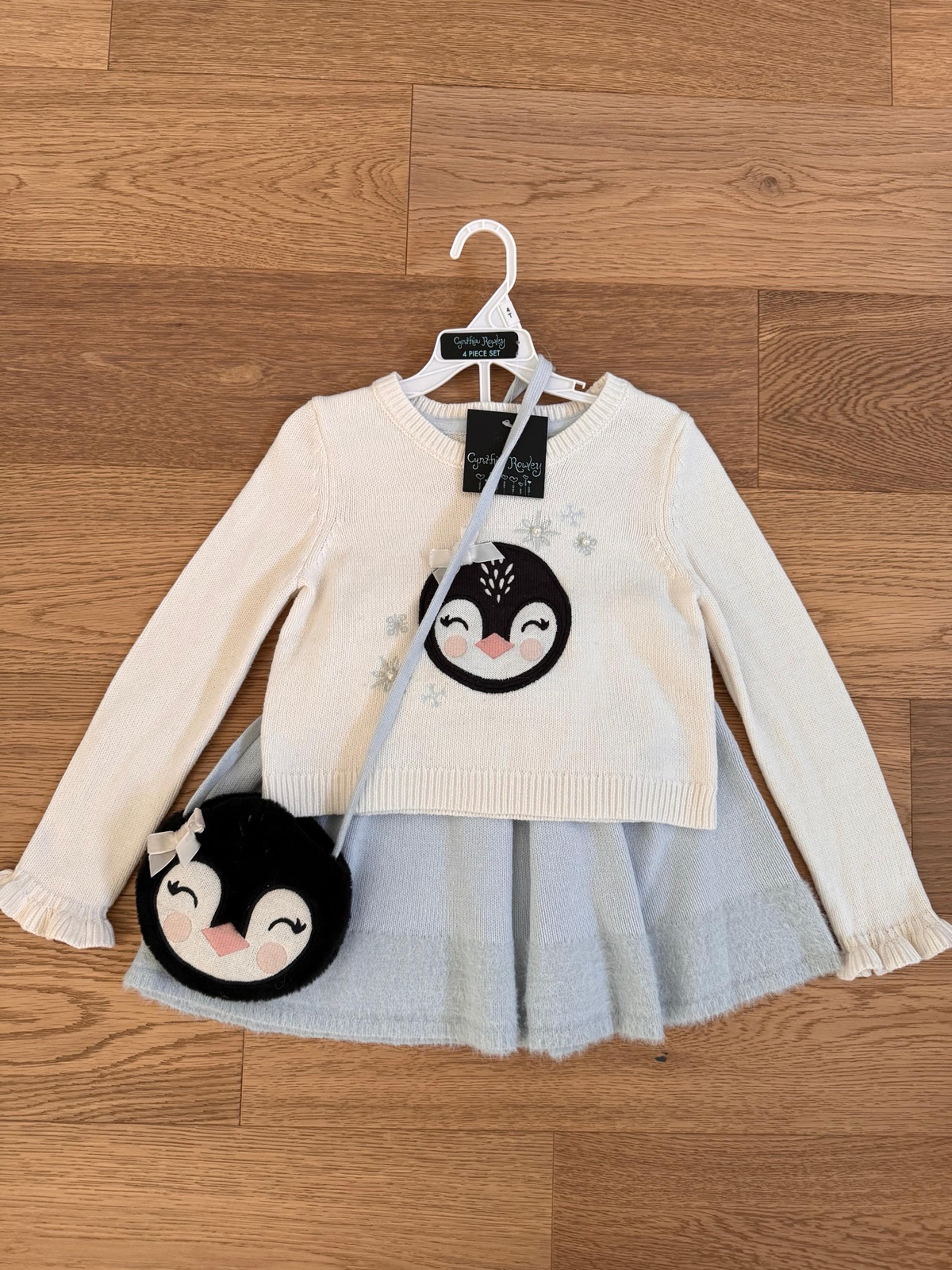 NWT Cynthia Rowley girls outfit set size 4T