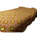Granny Square Vintage Crocheted Afghan Throw Blanket Orange Yellow Brown Red