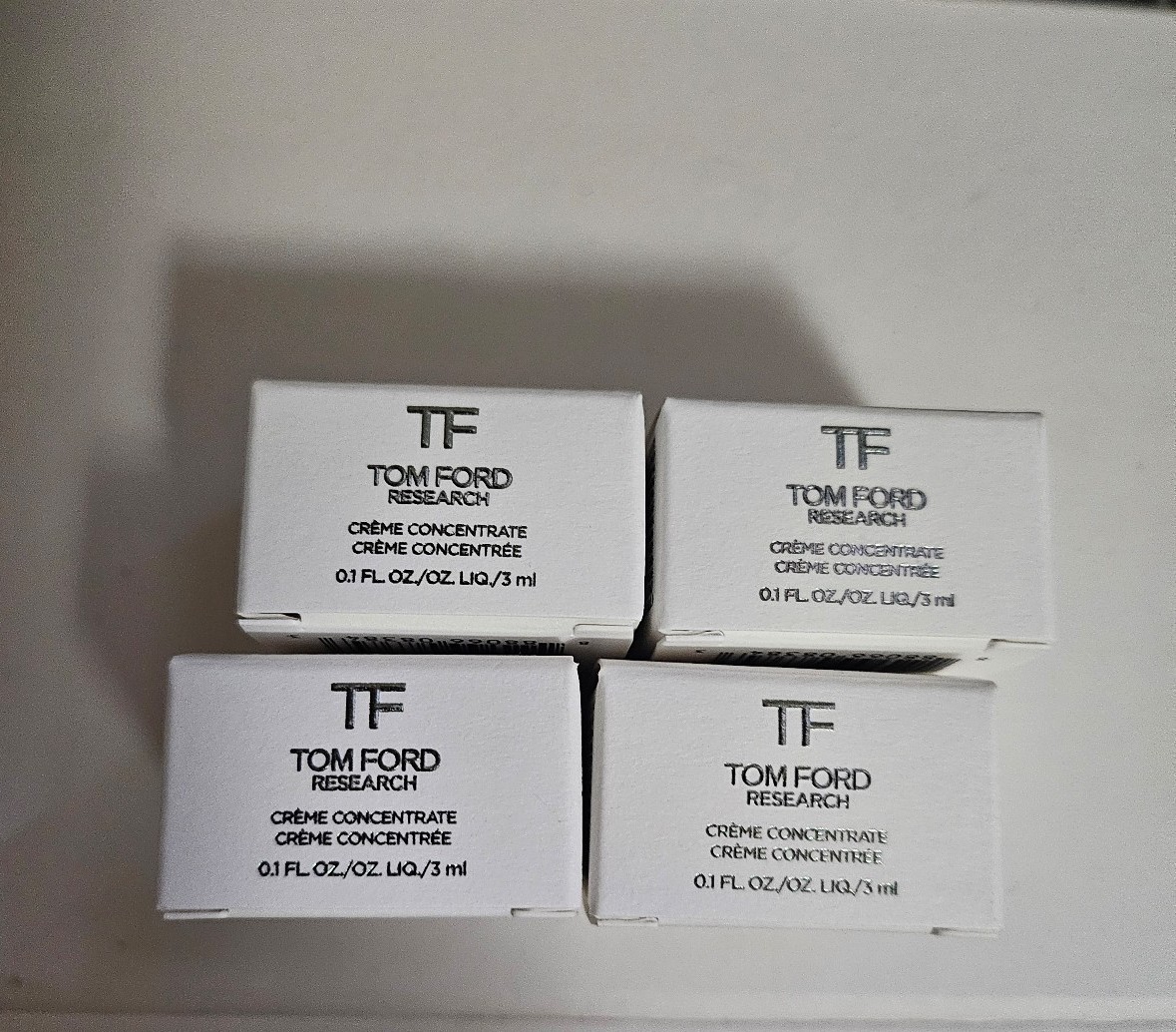 5 Tom Ford Research cream Concentrate 3ml new in box. 15ml total