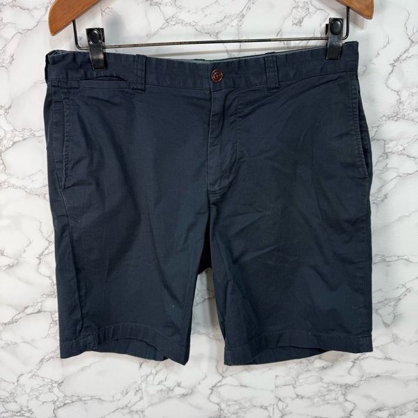 J.Crew Men’s Shorts sz 33 Cotton Stretch Walking Chino Navy #F472