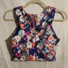 2 Piece set Small Blue floral print
