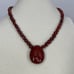 Handcrafted Red River Jasper necklace & earrings