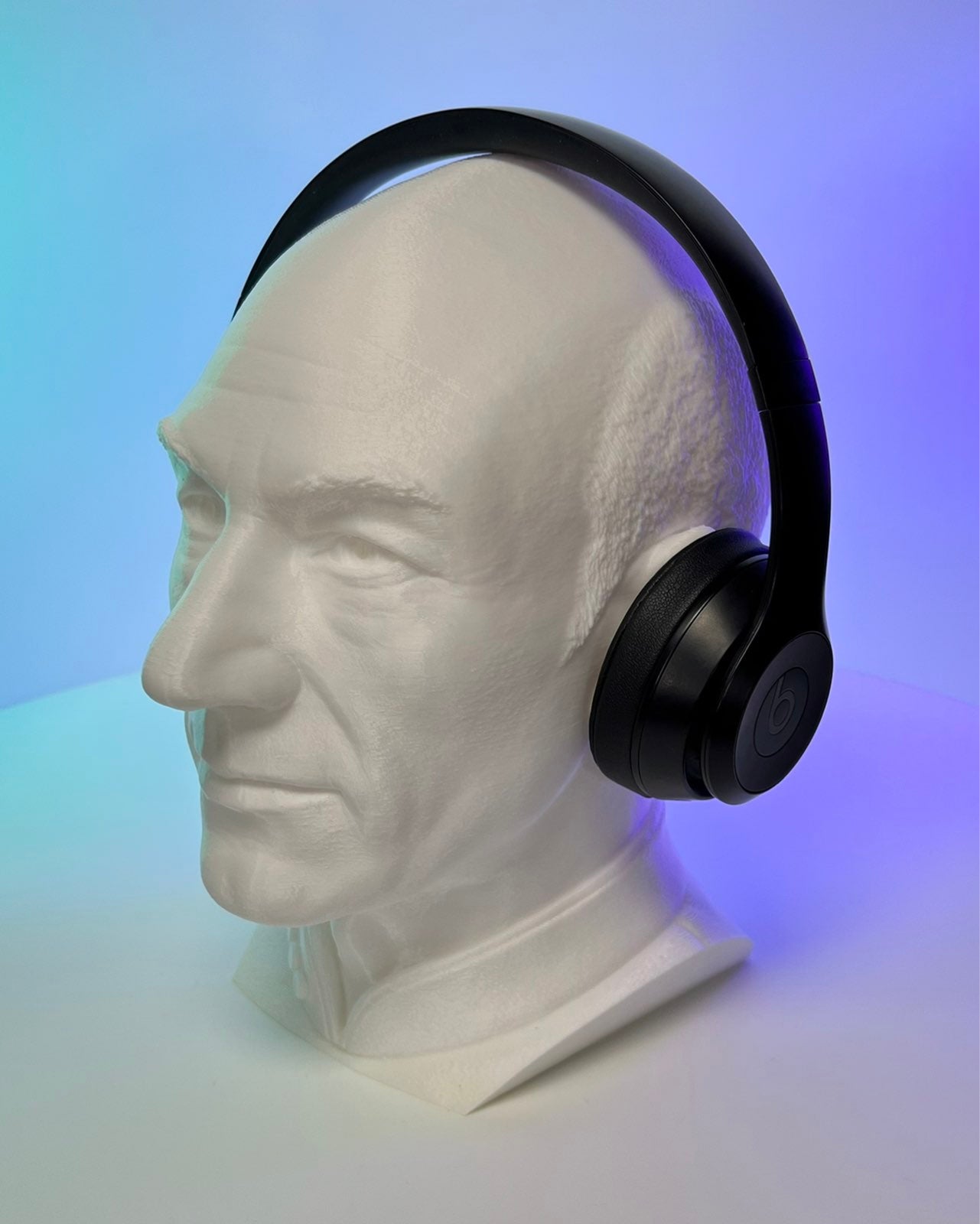 Jean-Luc Picard Headphone Holder | Headphone Stand | Bust