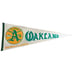 Vintage 1972 The Swingin’ A’s Oakland World Champions Pennant White / Green