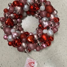 Valentine hearts wreath