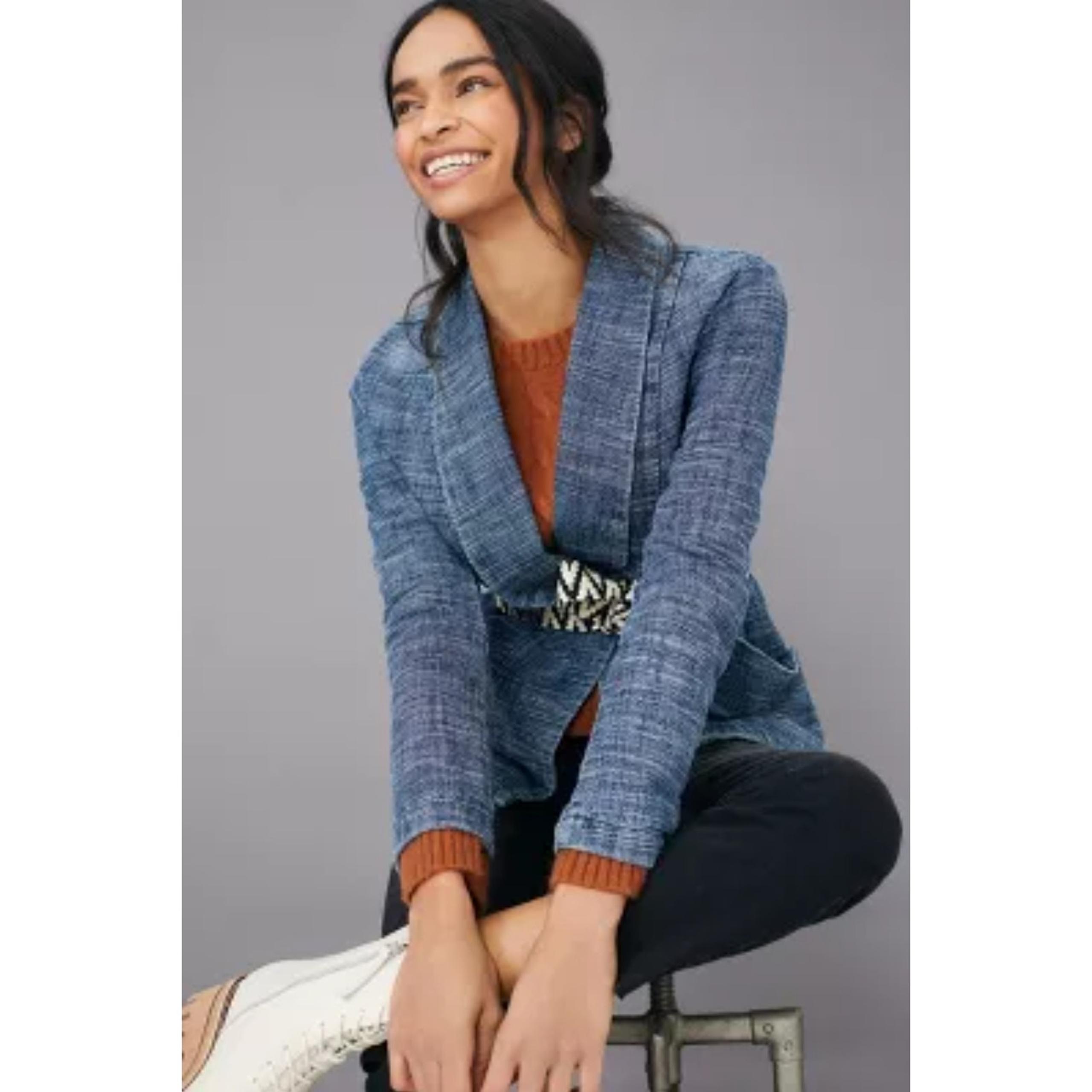 Anthropologie oversized blazer S