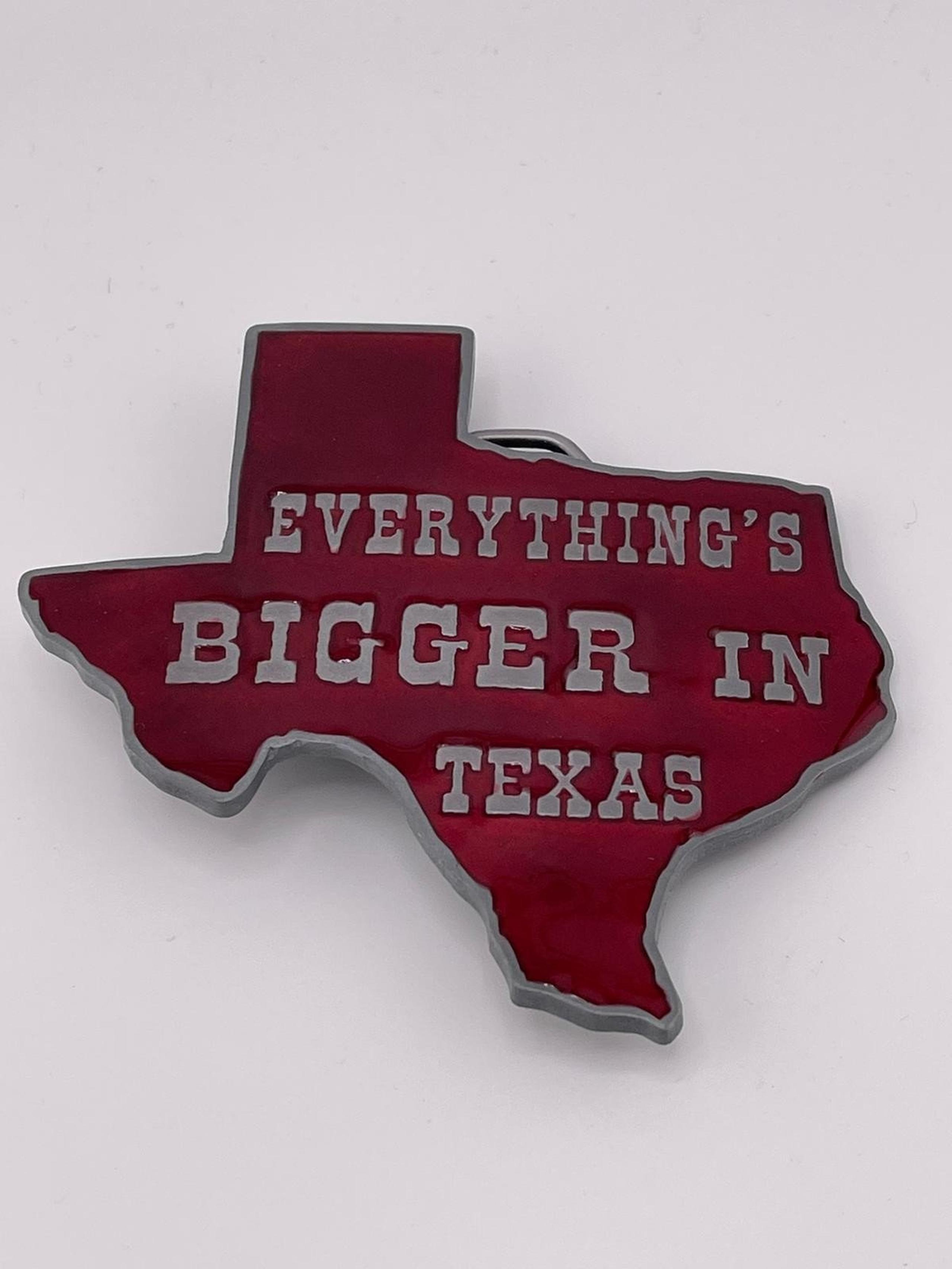 Texas State Fan Licensed Belt Buckle