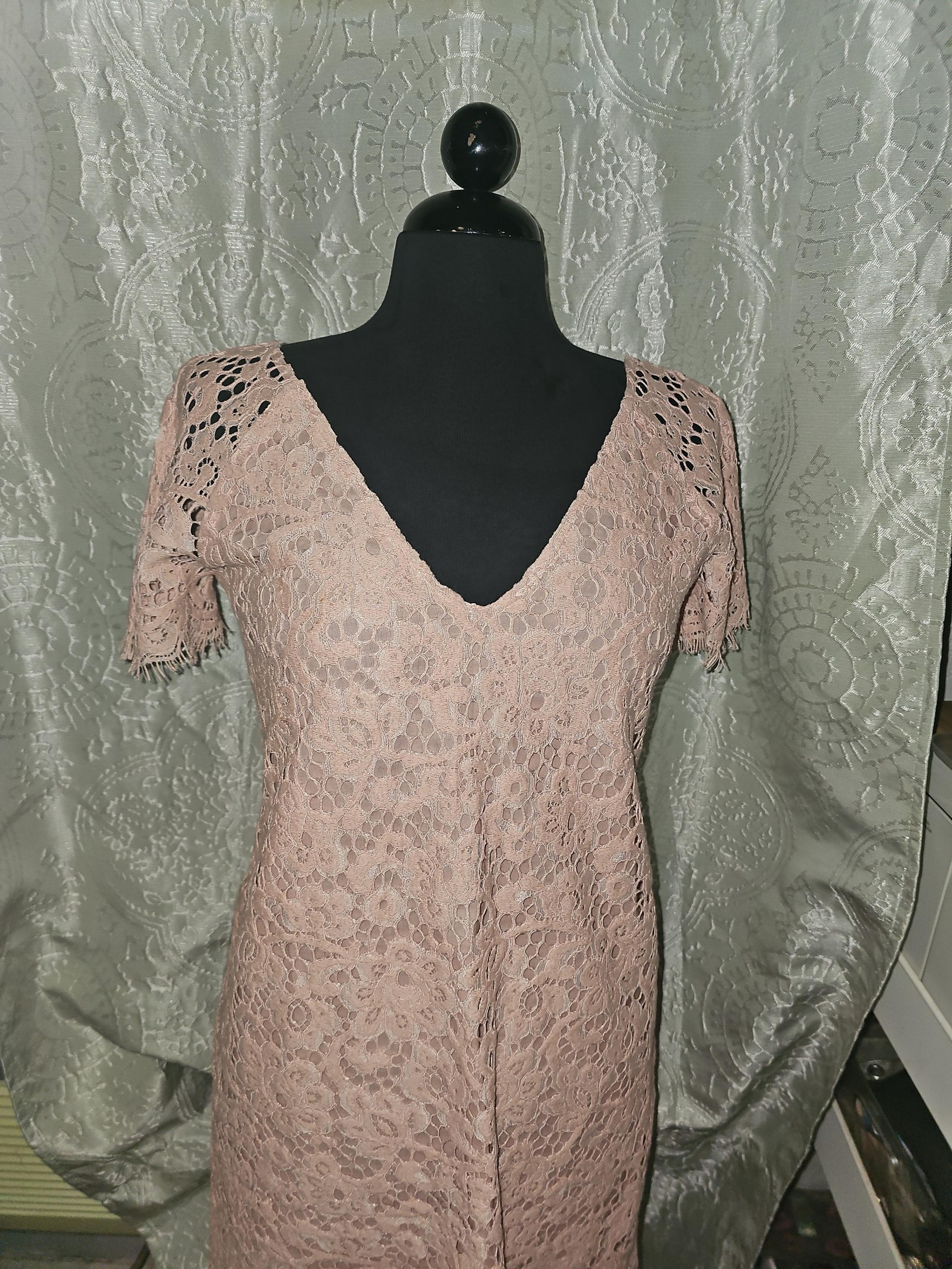 BB Dakota Pink Lemonade Lace Dress