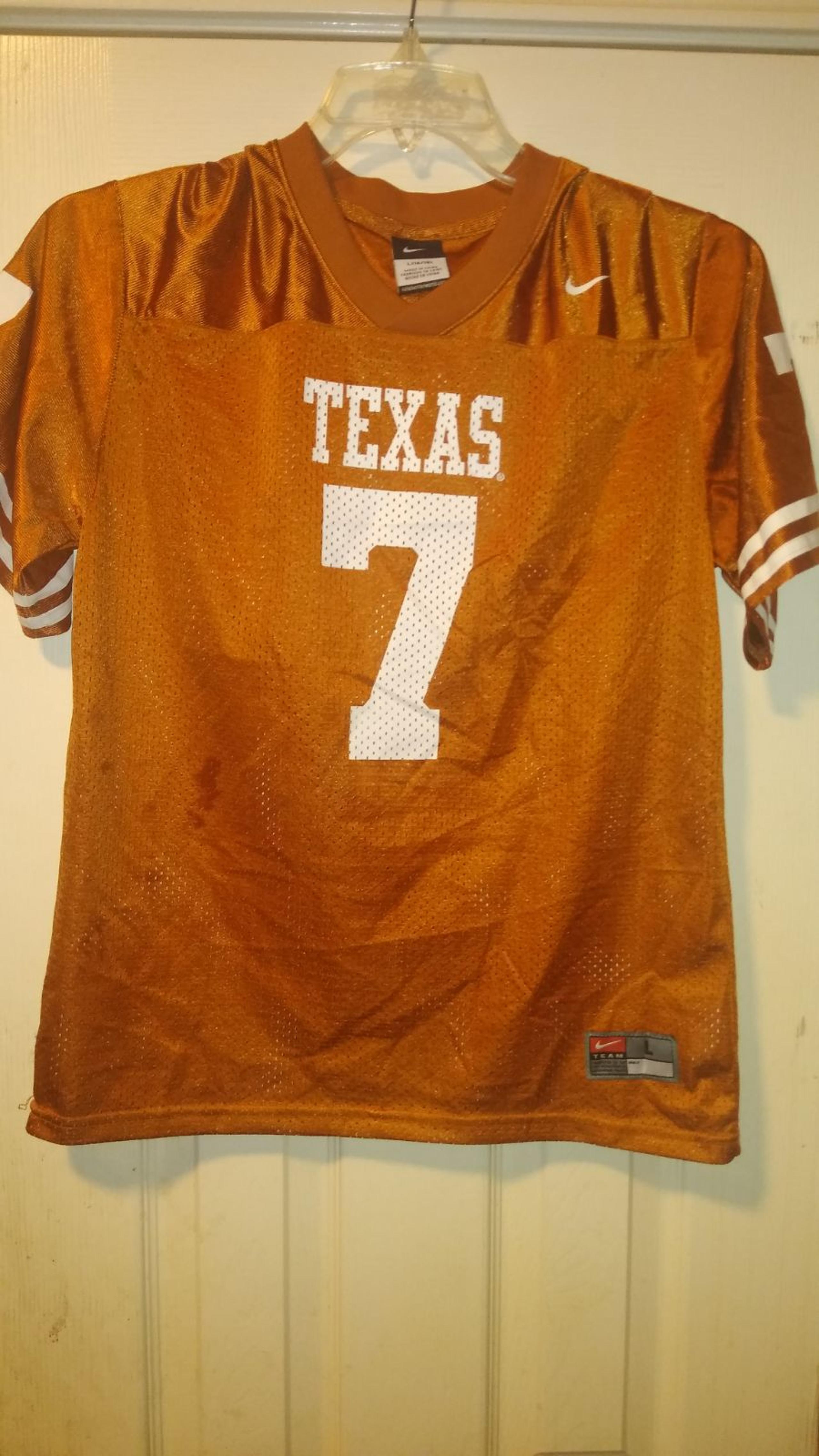 Texas Longhorns #7 Nike youth jersey L