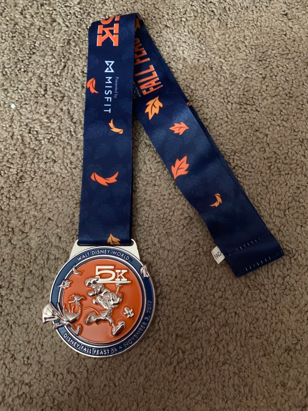 RunDisney Wine and Dine Half Marathon Medal