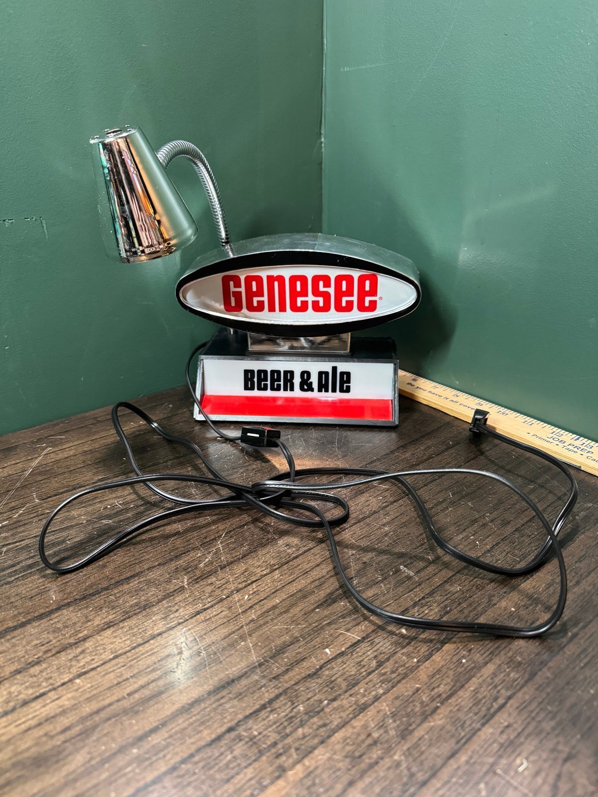 Genesee display register sign vintage