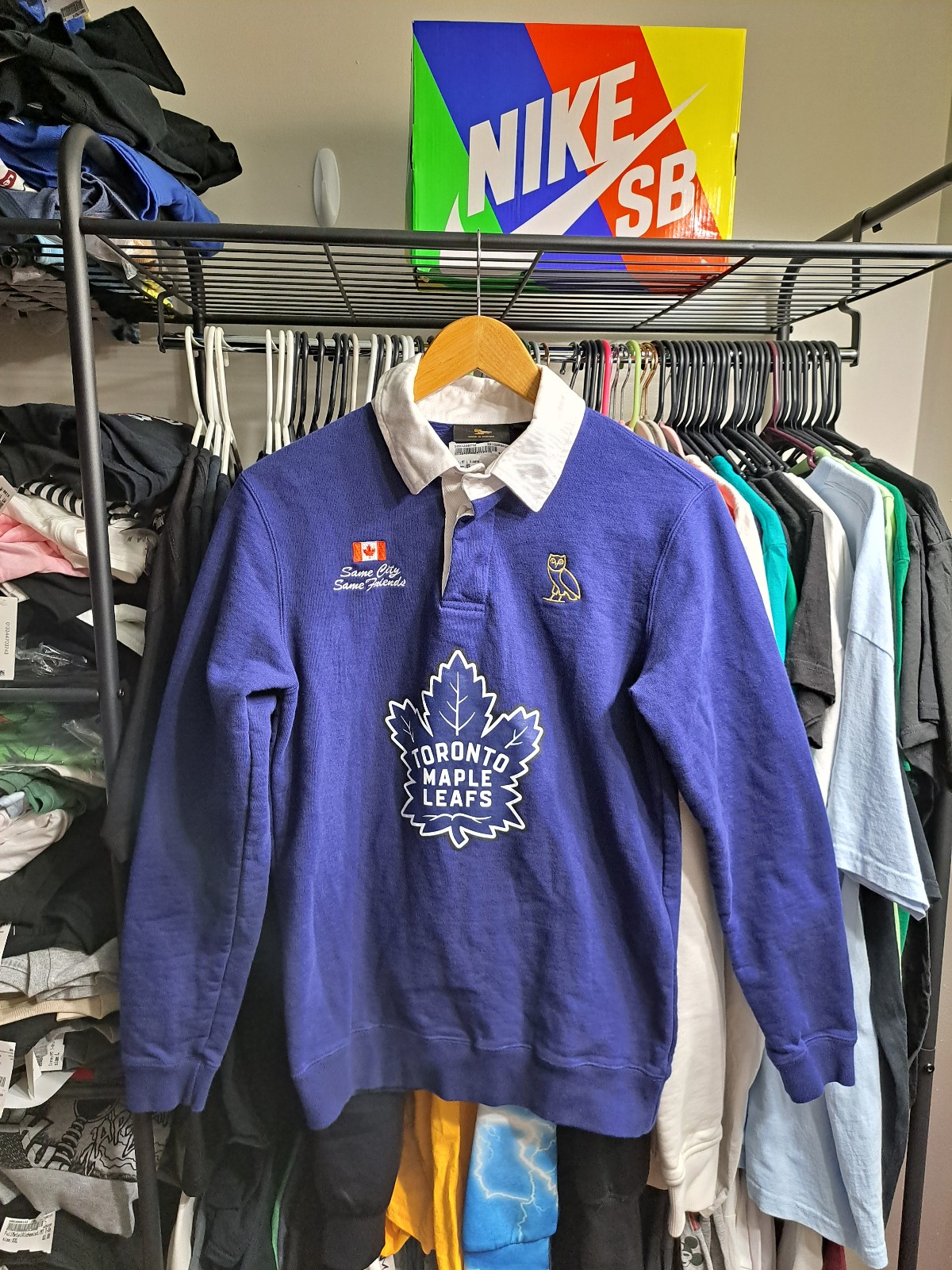 OVO x Toronto Maple Leafs Rugby Polo