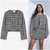 Black/White Boucle Jacket