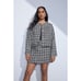 Black/White Boucle Jacket