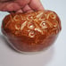Hand Made Pottery Bowl Catch-all Plant Pot Vase Decoration Brown
