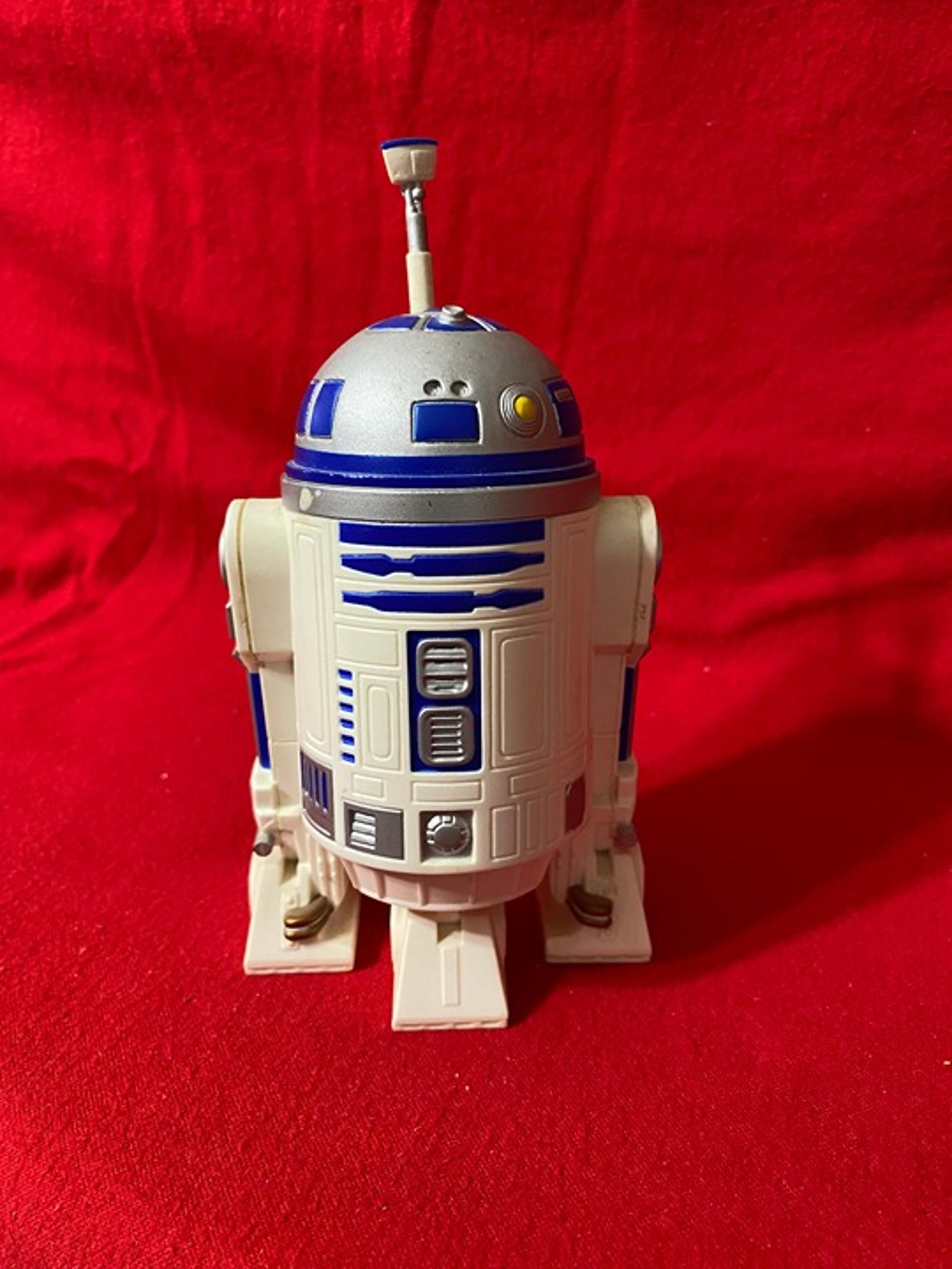 Vintage 1997 Star Wars R2-D2 w Reversible Head & Scope Applause Very Clean
