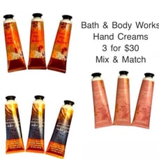 Bath and Body Works Hand Creams