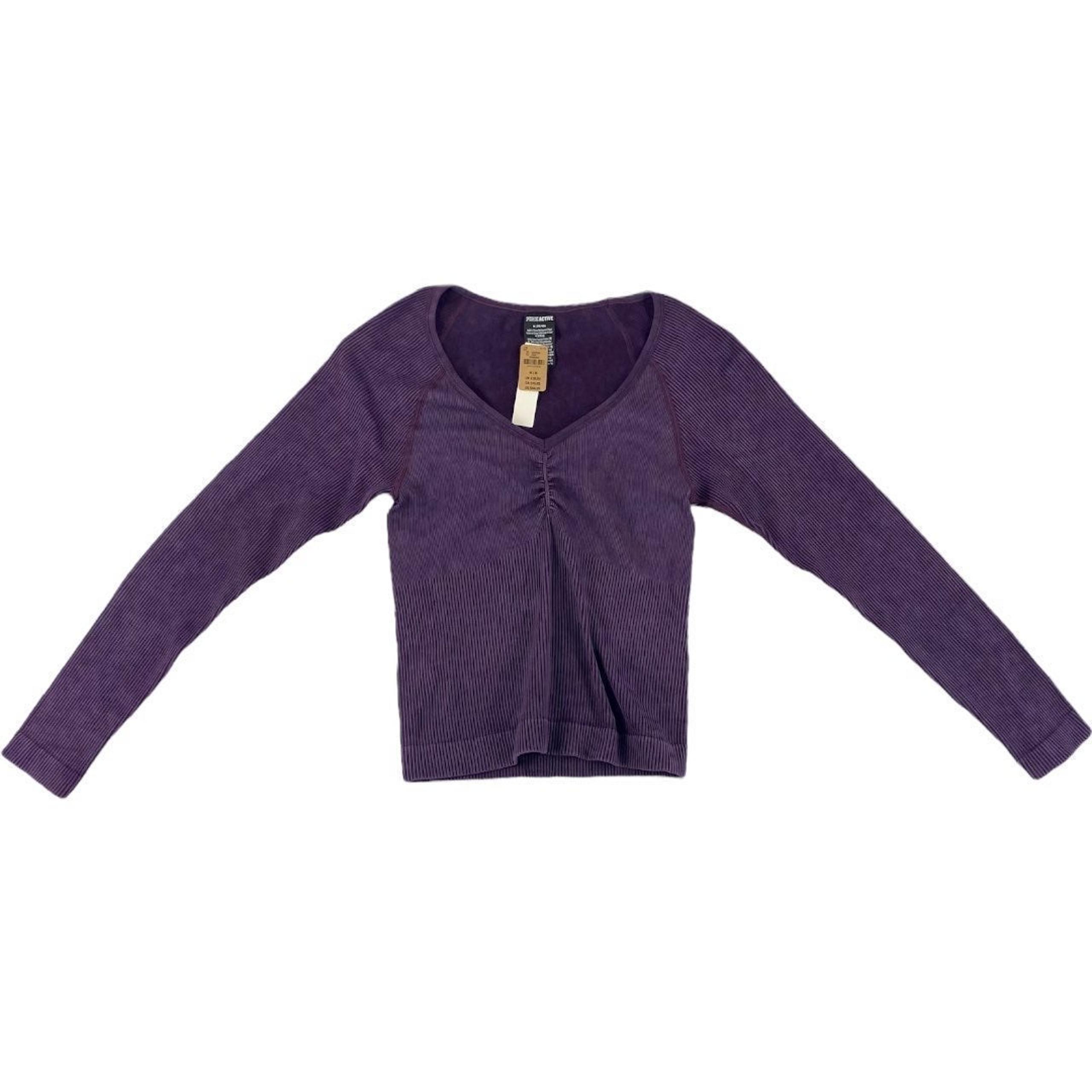 NWT PinkActive Compression Purple Long Sleeve Top