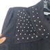 Richard and Co. Vintage Women Sweater Size Large Embellished Angora Shawl Collar