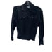 Richard and Co. Vintage Women Sweater Size Large Embellished Angora Shawl Collar