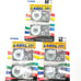 Casio XR9X2S Tape Cassette 2-Pack Black/Clear Genuine - SEALED! **THREE PACKS**