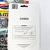 Casio XR9X2S Tape Cassette 2-Pack Black/Clear Genuine - SEALED! **THREE PACKS**