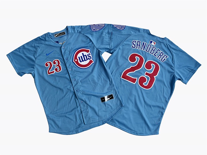 Jersey Chicago Cubs Ryne Sandberg Light Blue 2nd Alternate Limited Player
