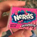 Purple nerd found in pink nerds candy
