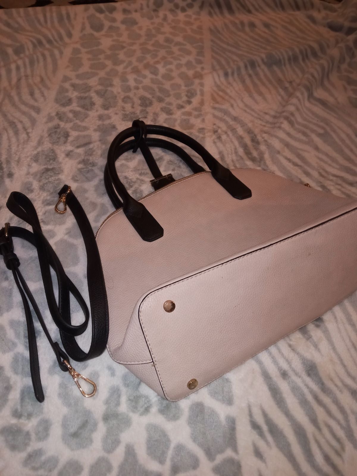 Blush Pink Satchel with Straps