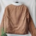 Women's Tan Corduroy Fleece lined Jacket Size Large