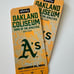 Oakland A’s Athletics Coliseum Final Game Replica Ticket Stubs - SGA 9/26/24