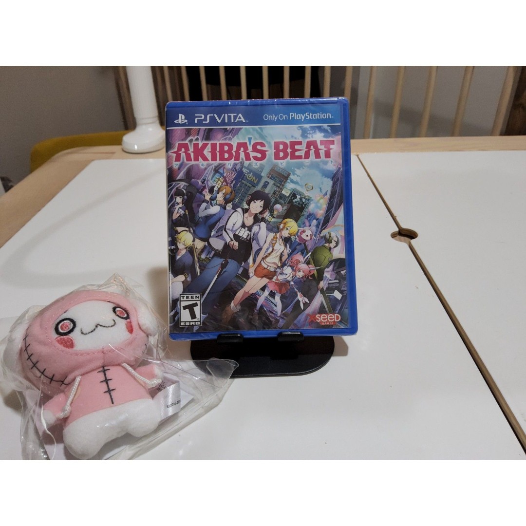 NEW - Akiba's Beat W Bonus Plush Limited Edition - PlayStation PS Vita - Sealed