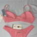 Billabong Summer High Bralette Bikini Top & High Hike - Skimpy Bikini Bottom, M