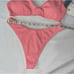 Billabong Summer High Bralette Bikini Top & High Hike - Skimpy Bikini Bottom, M