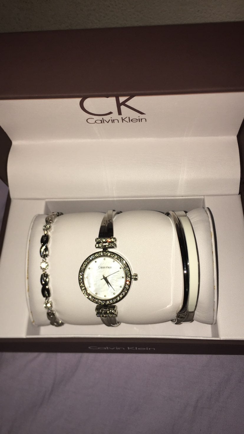 Calvin Klein Silver watches for women