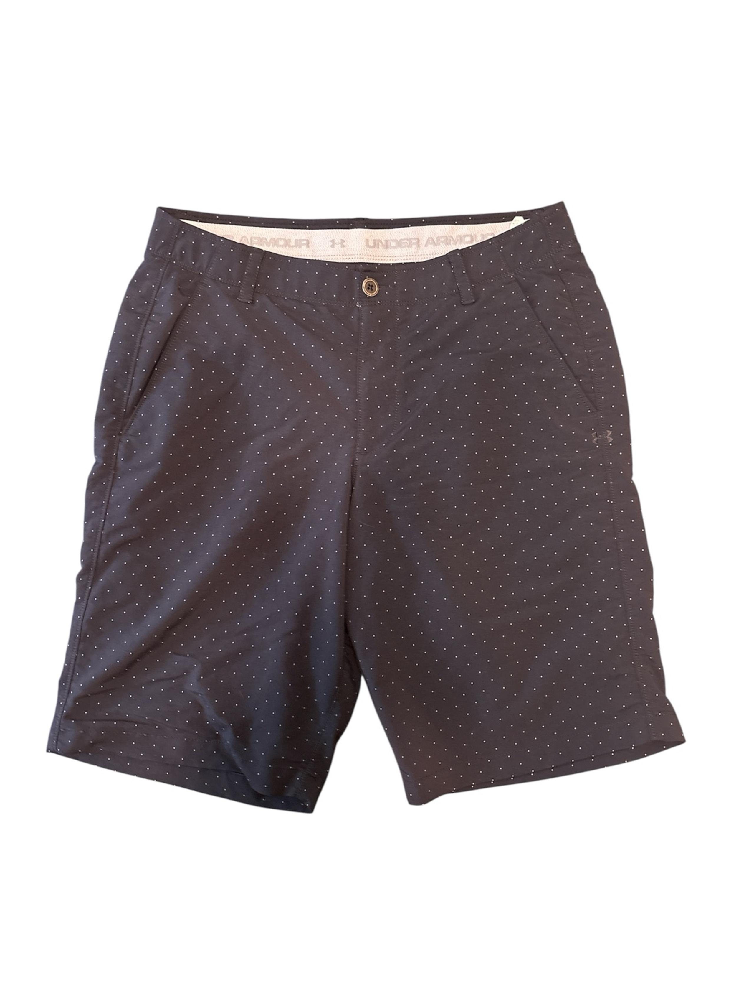 Under Armour Casual Golf Shorts Heatgear Loose Men's 34 Polka Dot
